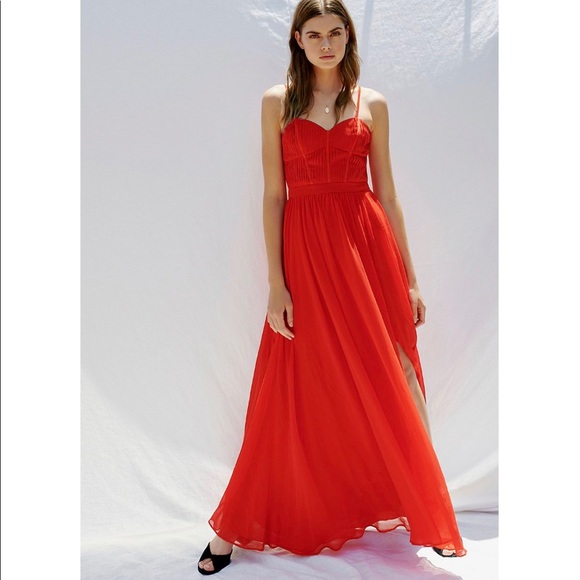 Free People Fame and Partners Maxi Dress Pleated - Picture 3 of 7